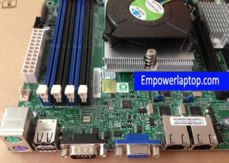 Carte mère SuperMicro H8SCM SR5650 DDR3 C32 supportant 4/6/8 core avec ventilateur cpu