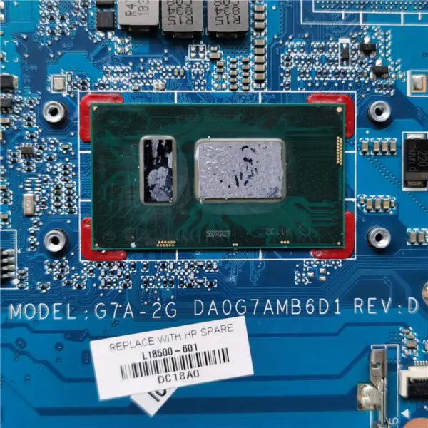 HP Pavilion 14-CE TPN-Q207 DA0G7AMB6D1 L18500-601 Carte mère