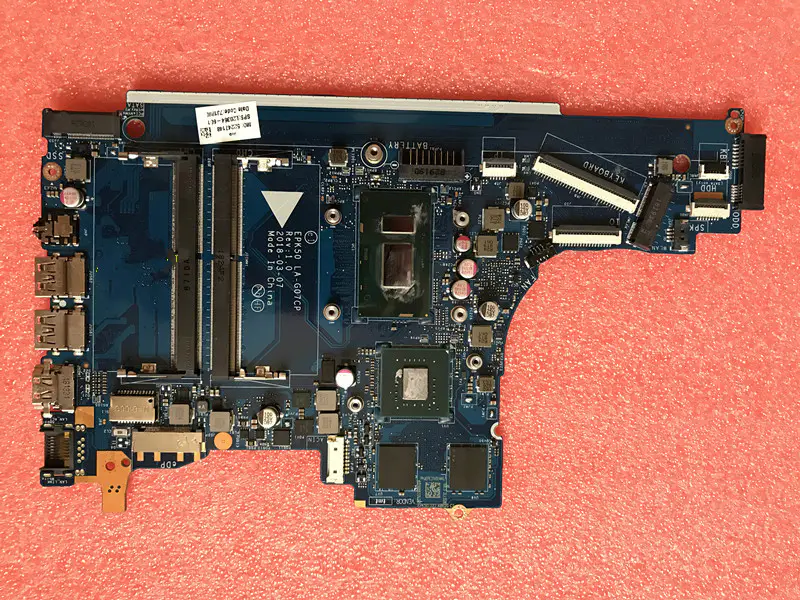 Carte mère HP 15-DA 15Q-DS 15G-DR LA-G07CP L20364-001 L20364-501 L20364-601