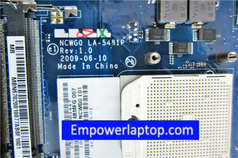 Carte mère Acer E527 E627 5532 5517 NCWG0