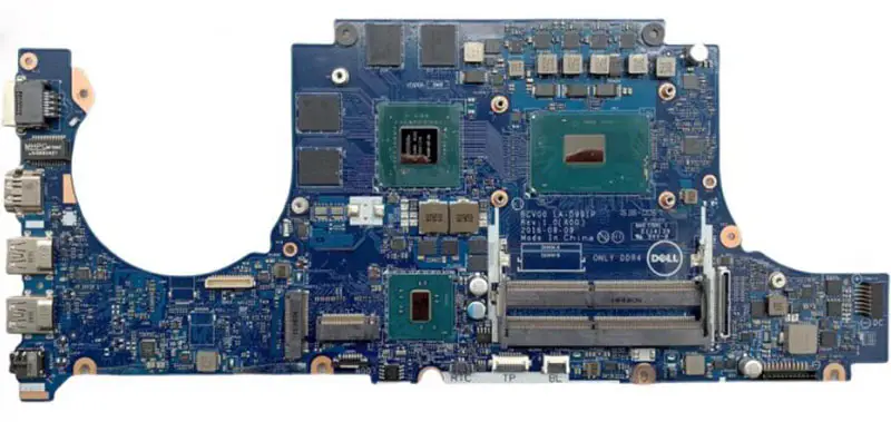DELL Inspiron 14-7466 15-7566 LA-D991P carte mère