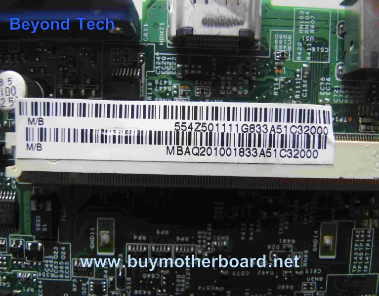 Acer MBAQ201001 carte mère pour AS5730 5930 5330