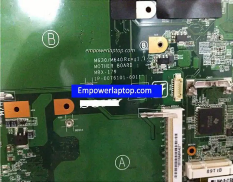 Sony MBX-179 M630 M640 1P-0076101-6011 Carte mère