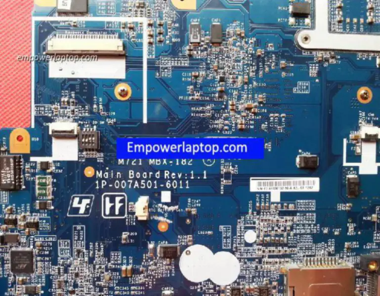Sony MBX-182 M721 1P-007A501-6011 A1418702B Carte mère