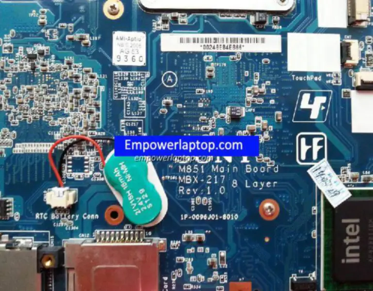 Sony VGN-NW VGN-NW21F A1747079A A1747081A Carte mère