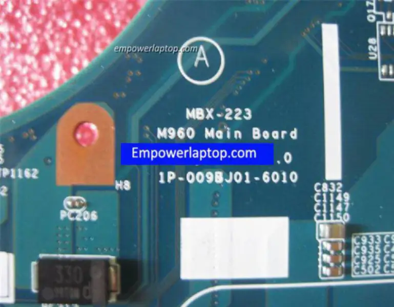Sony VPCEB M960 MBX-223 1P-009BJ01-6010 Carte mère