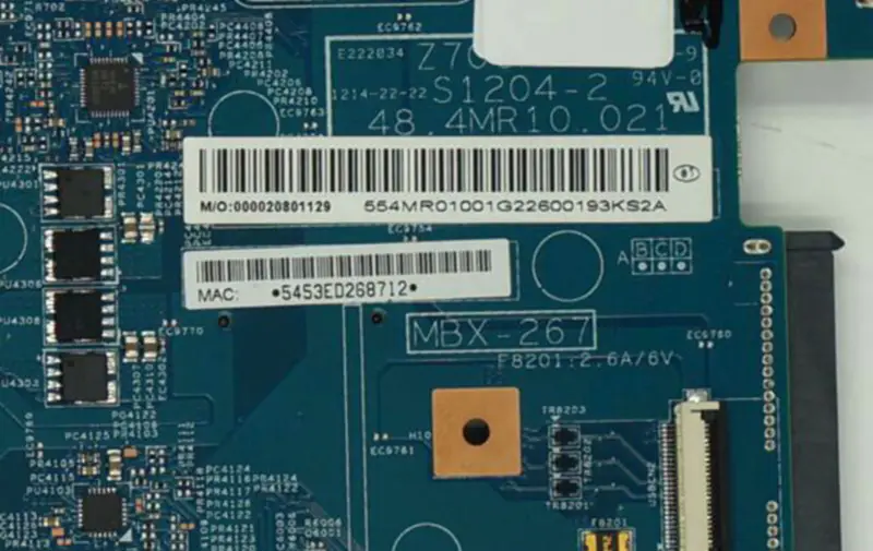 Carte mère Sony MBX-267
