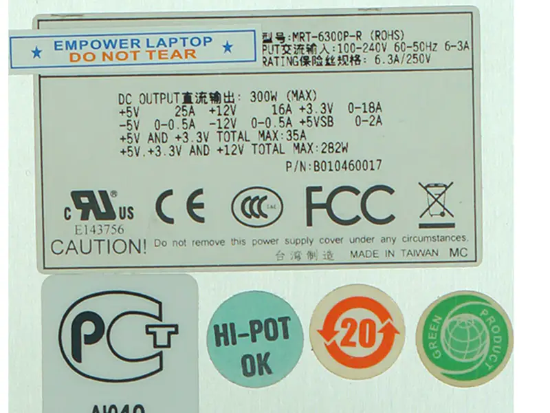 Alimentation Zippy Emacs MRT-6300P-R