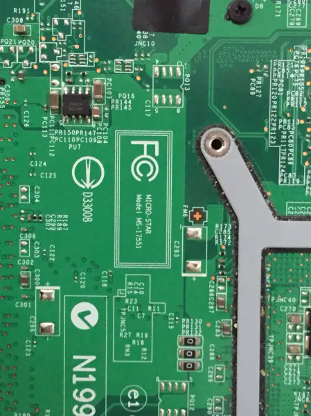 Carte mère MSI CR70 MS-17551