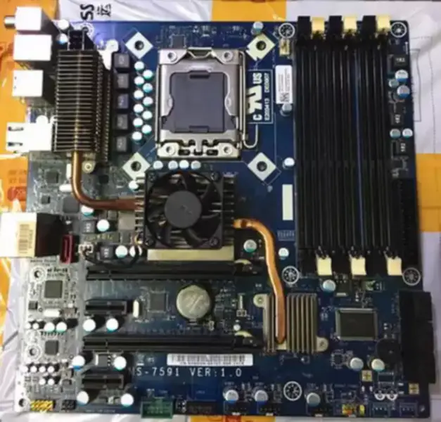 MS-7591 CONVIENT POUR Dell POUR Alienware Aurora CARTE MÈRE LGA1366 X58 CARTE PRINCIPALE