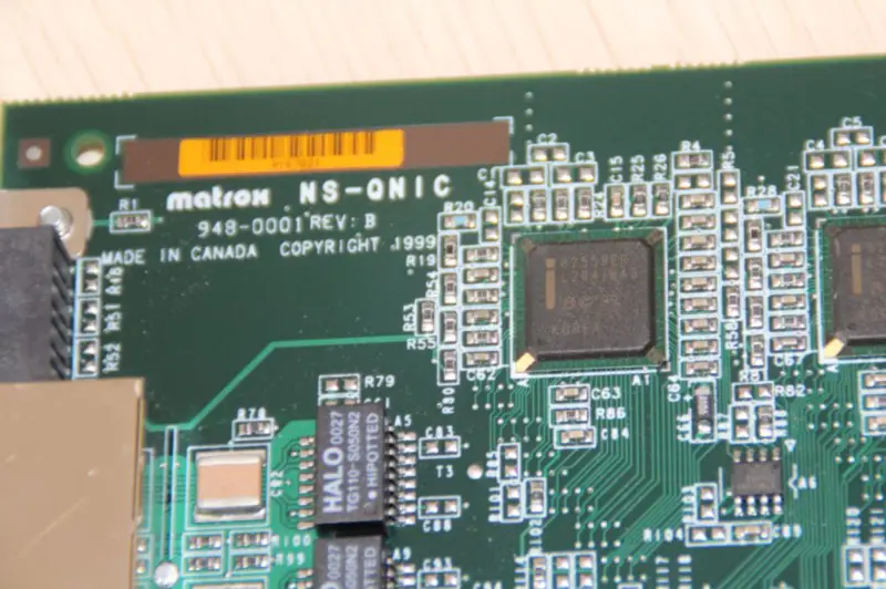 Matrox NS-QNIC Quad 10/100 Ethernet Adapter 4-port 100M Network Card pour Intel 82559 Server
