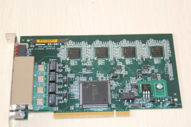 Matrox NS-QNIC Quad 10/100 Ethernet Adapter 4-port 100M Network Card pour Intel 82559 Server