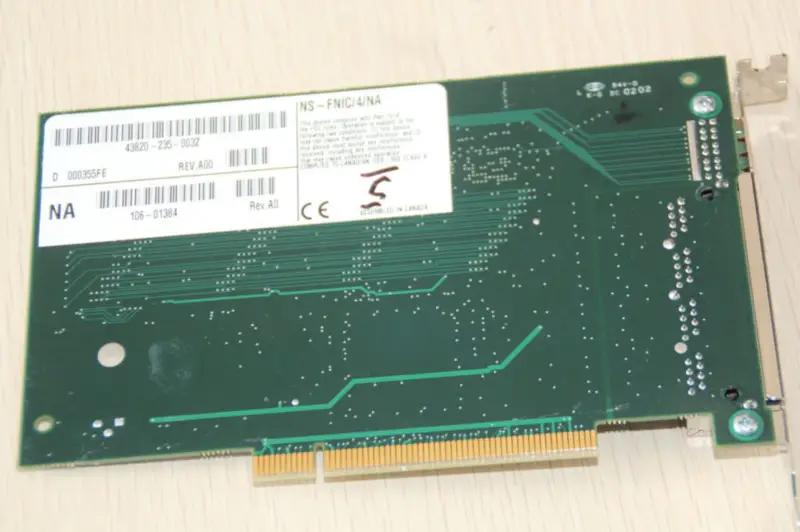 Matrox NS-QNIC Quad 10/100 Ethernet Adapter 4-port 100M Network Card pour Intel 82559 Server