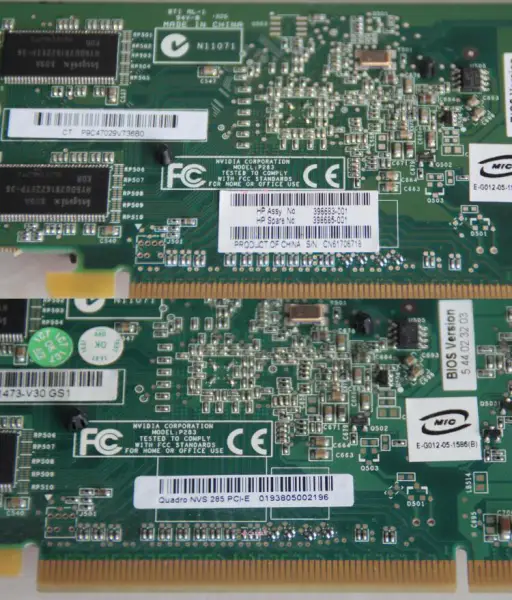 Carte graphique Quadro NVS 285 128MB 64-bit PCI Express x16