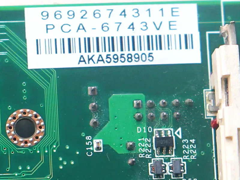 Advantech PCA-6743 PCA-6743VE carte mère industrielle sans PC104