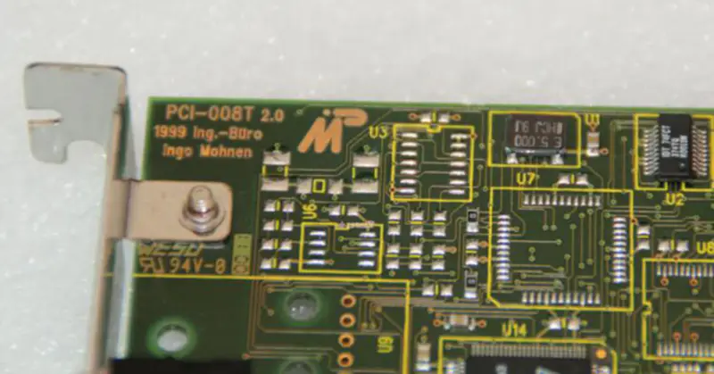 Carte mère LNGO PCI-008T 1622-1117