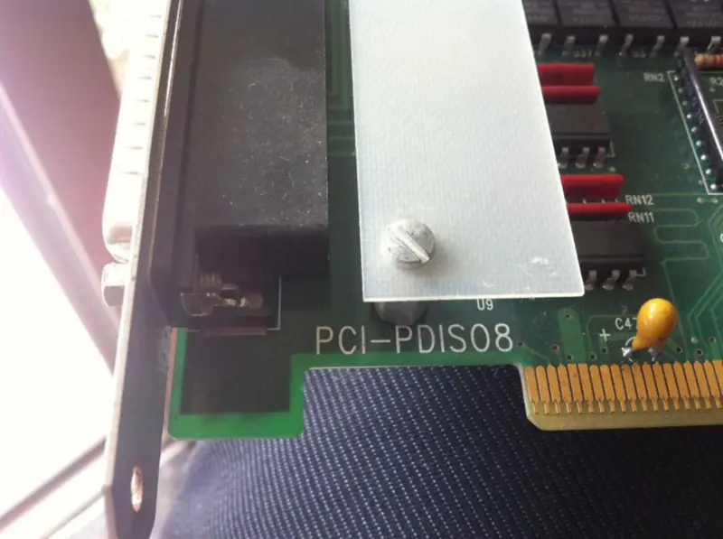 PCIP-SCOPE PCI-PDIS08 Carte d'enregistrement des données