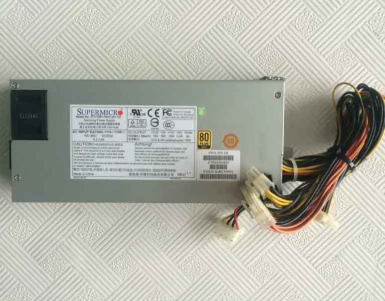Supermicro PWS-351-1H Alimentation serveur 1U 350W