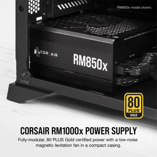 Cors Air Power Supply Units Psu Rm1000x 1000w Gold Full Module Fan Start-stop Intelligent Wake-up Rps0125 Support Rtx 4090