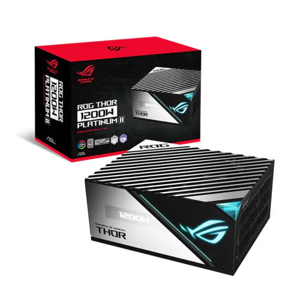 Alimentation pour ordinateur Rog Thor 1200p2 Gaming Psu Support Rtx 4090 4080 Rog-thor-1200p2-gaming