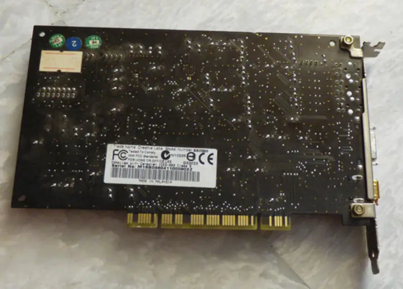 Carte son Creative Sound Blaster Audigy 2 SB0360 7.1 Channel PCI Sound Card