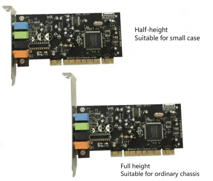 Carte son PCI Creative Sound Blaster SB1070 5.1 Channel