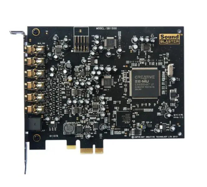 Carte son Creative Sound Blaster Audigy5 SB1550 A5 7.1 PCI-E 1x
