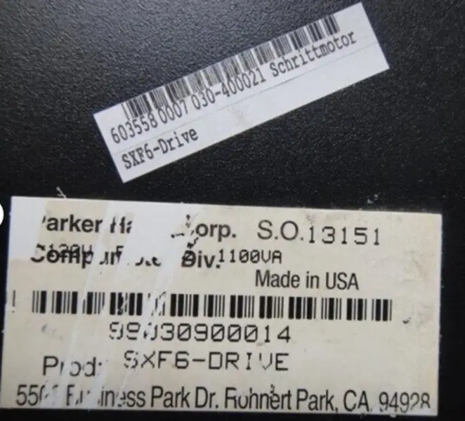 PARKER SXF6-DRIVE conducteur