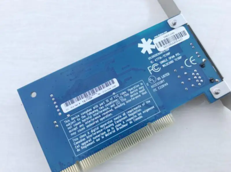 Carte Asterisk E1 TE110P Digital 1 Port Asterisk Card Carte Asterisk E1/T1/J1 Port unique