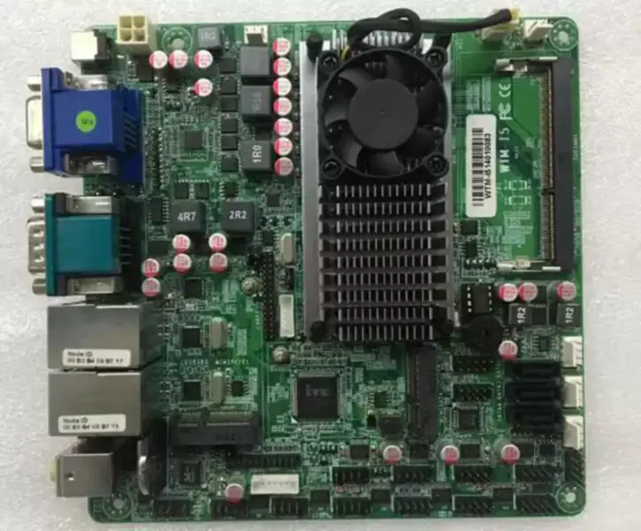 17X19 TN-C1037U Carte mère industrielle double cœur LVDS avec 10 COM