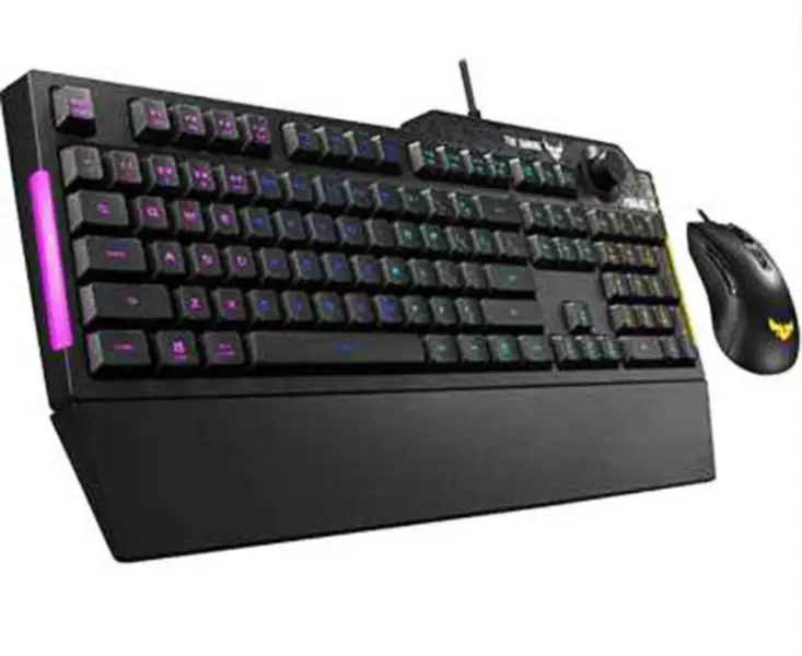 Clavier mécanique Tuf Esports Spy Flying Fortress K3 Clavier de jeu filaire Rog Backlight avec repose-paume magnétique Tuf K3