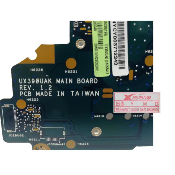 Carte mère ASUS ZenBook 3 UX390 UX390U UX390UA UX390UAK