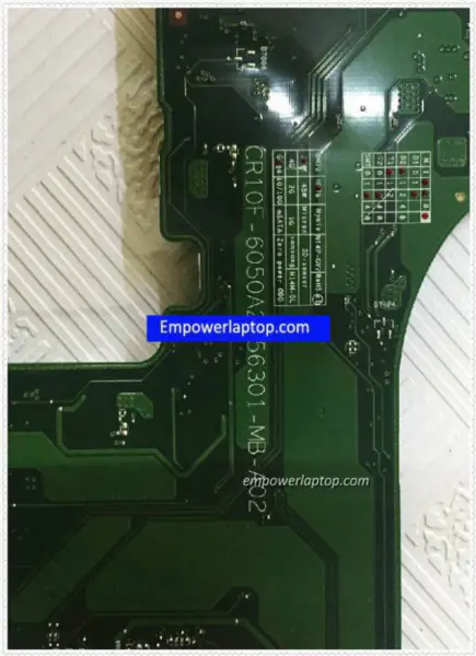 Toshiba V000318090 CR10F-6050A2556301-MB-A02 Carte mère