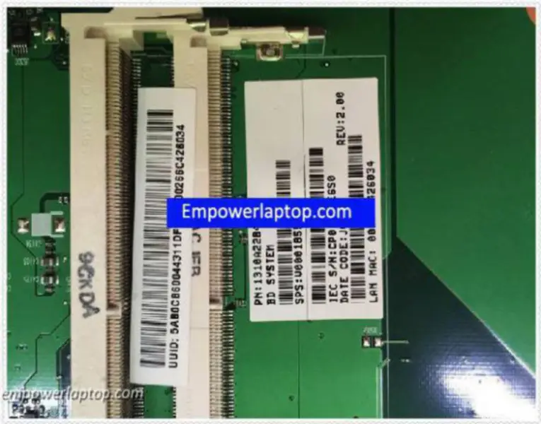 Toshiba L505 V000185560 Satellite L505 Carte mère
