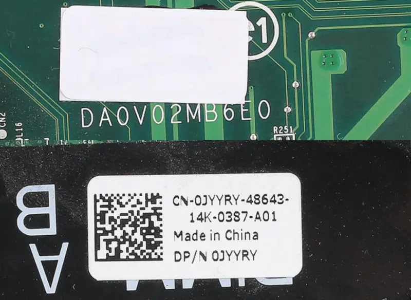 Carte mère pour ordinateur portable DELL Vostro 3450 V3450 PC Carte mère CN-0JYYRY 0JYYRY DA0V02MB6E0 testé DDR3
