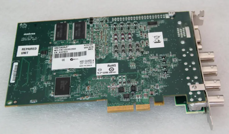 MATROX V10 Y7231-03 VI07IAOA/F* Carte PCIE DAQ