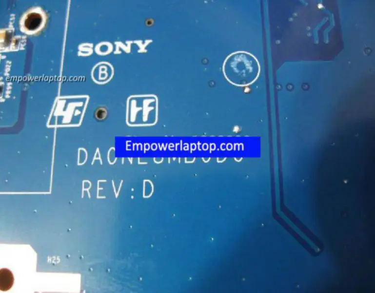 Sony VPCEF PCG-71511L VPCEF44FX A1823509A DA0NE8MB6D0 Carte mère