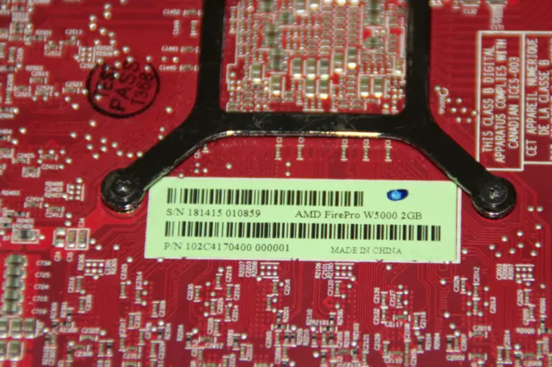 Carte graphique AMD FirePro W5000 DVI 2G