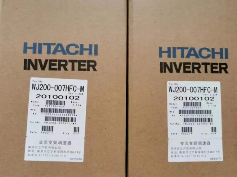 HITACHI INVERTER WJ200-007HFC-M 0.75KW NEW