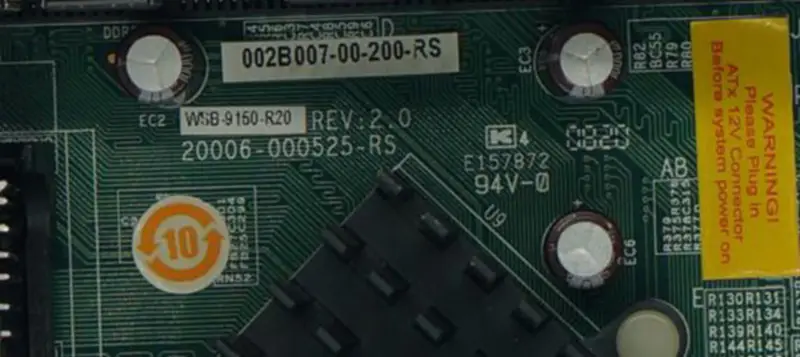 Carte mère industrielle IEI WSB-9150-R20 REV:2.0