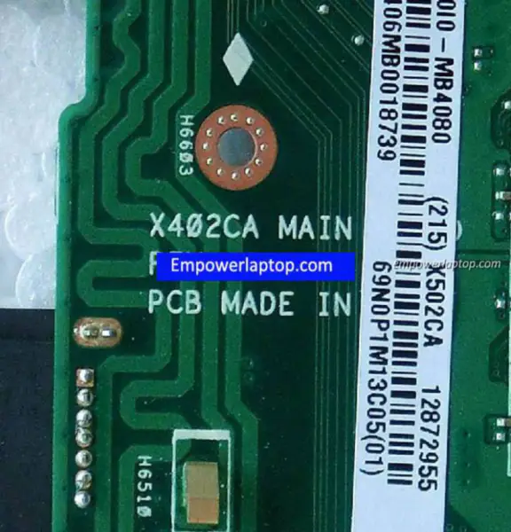 Carte mère Asus X502CA