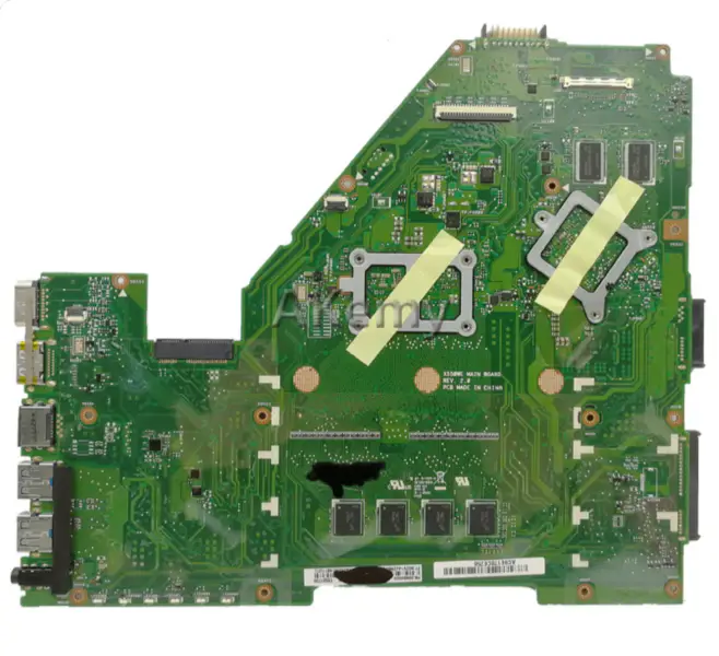 Carte mère pour ordinateur portable Asus X550WE avec 4G RAM E1-CPU