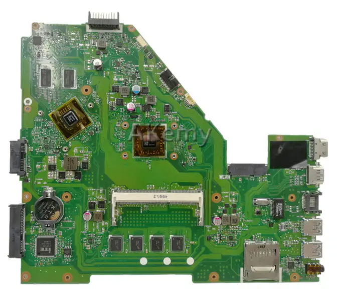 Carte mère pour ordinateur portable Asus X550WE avec 4G RAM E1-CPU