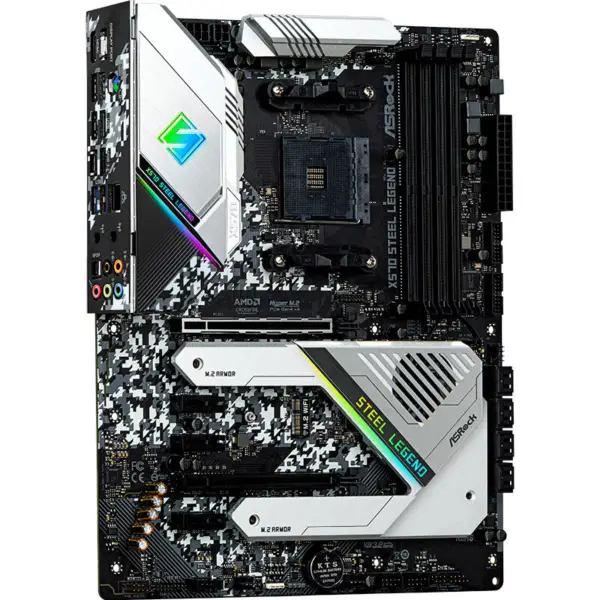 ASROCK X570 STEEL LEGEND Carte mère ATX AMD X570 DDR4 128G AM4