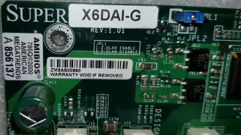 Carte mère SuperMicro X6DAI-G Socket 604 Dual Xeon 800 FSB