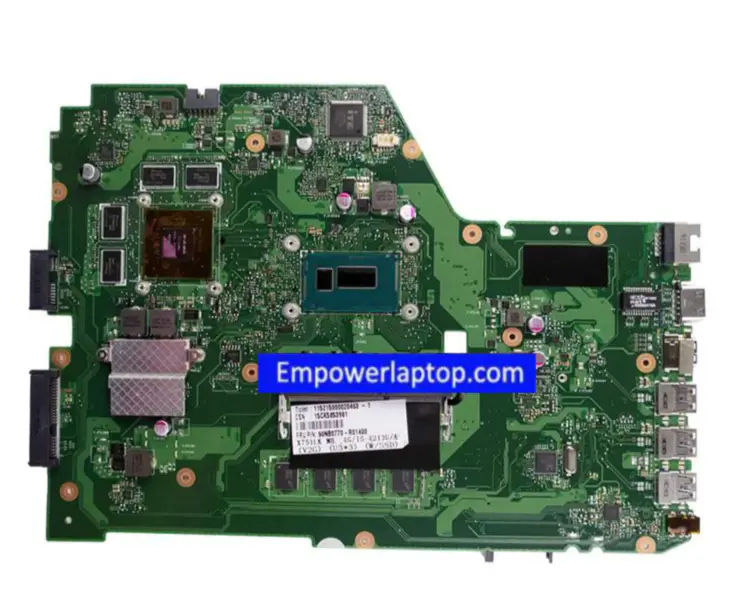 Asus X751LK avec 4G RAM embarquée Carte mère pour ASUS X751L Laptop