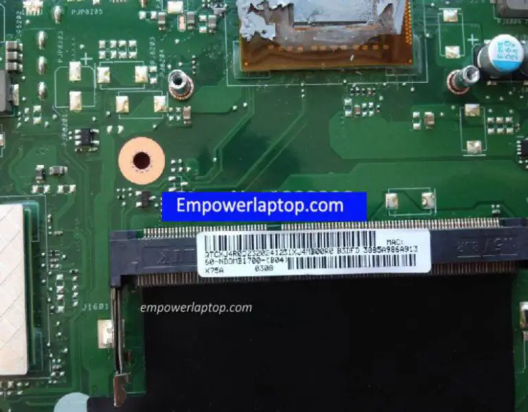 Carte mère Asus X75 X75A