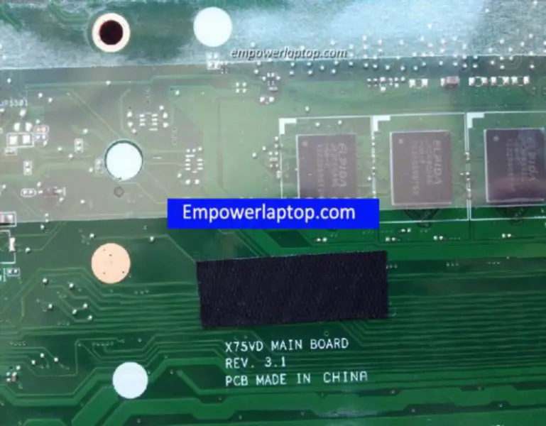 Carte mère Asus X75 X75A