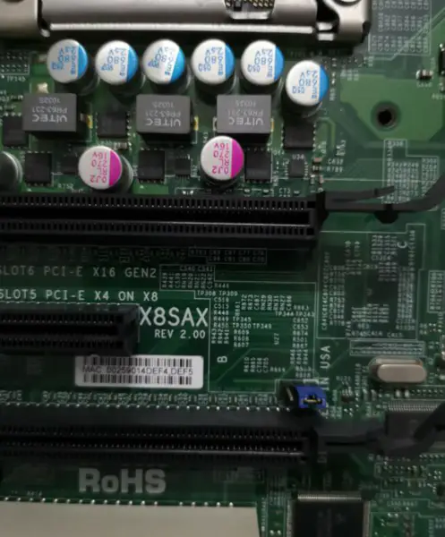 SuperMicro X8SAX REV 2.00 Carte mère serveur LGA 1366 X58 DDR3
