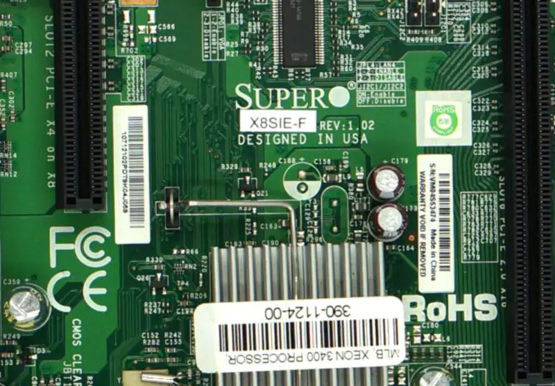 SuperMicro X8SIE-F LGA1156 Single Server motherboard S3420 Chipset 6 Memory Slots Dual Gigabit LAN